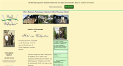 Desktop Screenshot of hotel-am-wallgraben.de