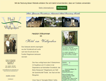 Tablet Screenshot of hotel-am-wallgraben.de